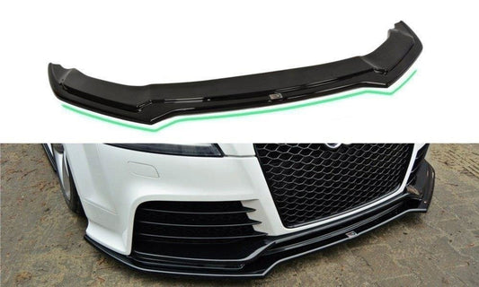 Maxton Design AU-TT-2-RS-FD2T Front Splitter V.2 Audi TT RS 8J | ML Performance UK Car Parts
