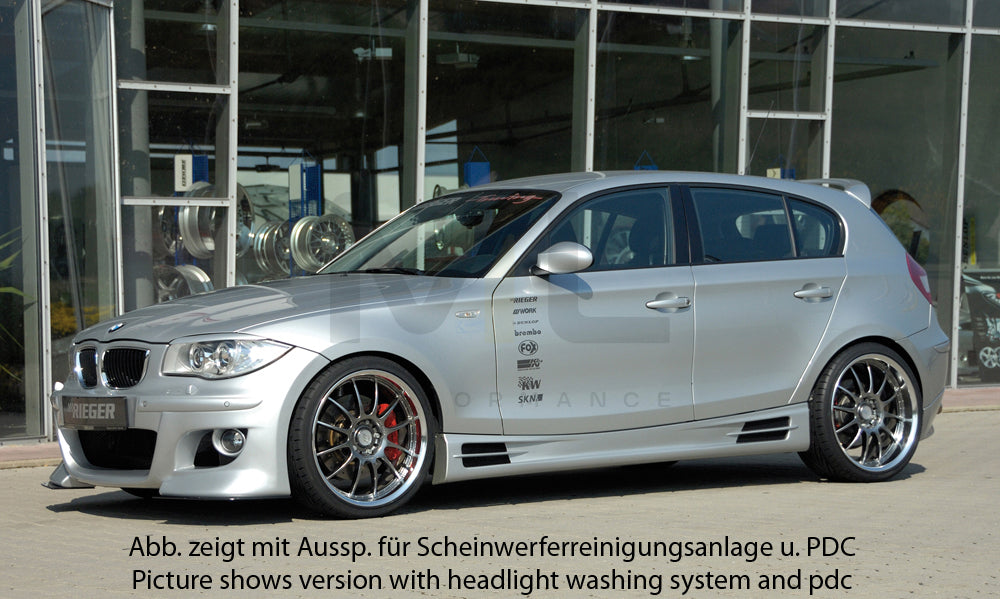 Rieger 00035014 BMW 1 Series E87 Front Bumper 4 | ML Performance UK Car Parts