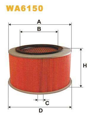 WIX Filters WA6150 Air Filter