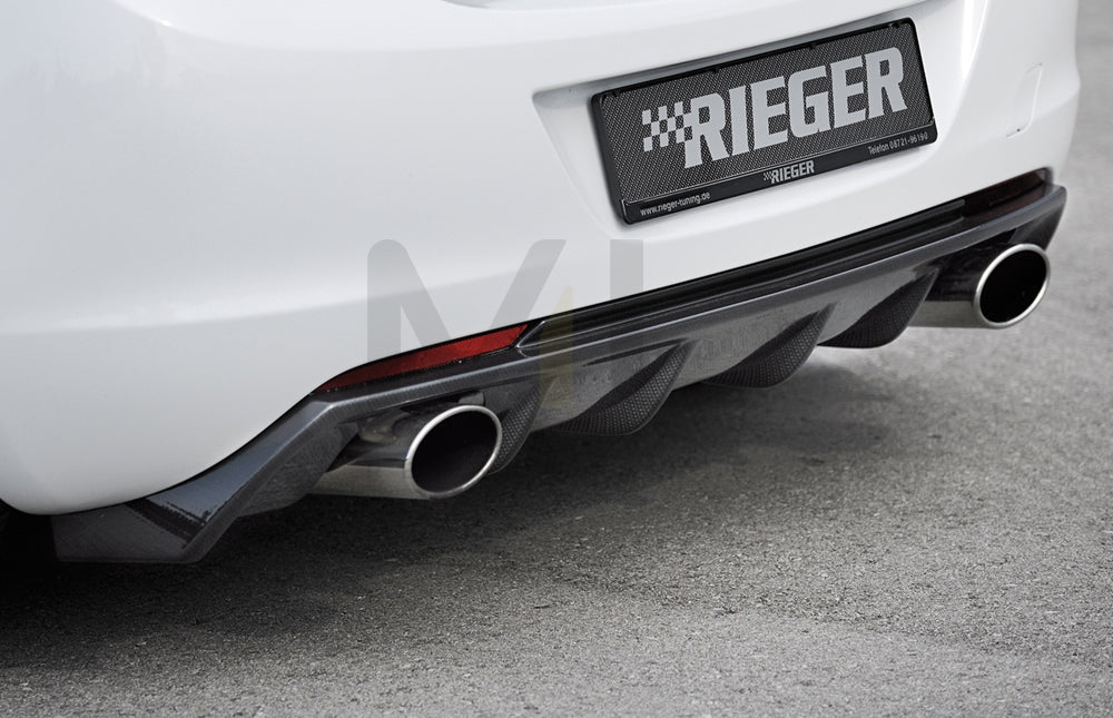 Rieger 00099849 Opel Astra J Rear Diffuser 1 | ML Performance UK Car Parts