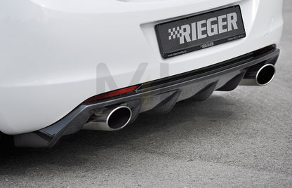 Rieger 00099849 Opel Astra J Rear Diffuser 1 | ML Performance UK Car Parts