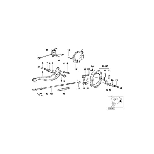 Genuine BMW 34211458148 Absorber (Inc. R 100 GS, R 100 R & R 80 GS) | ML Performance UK