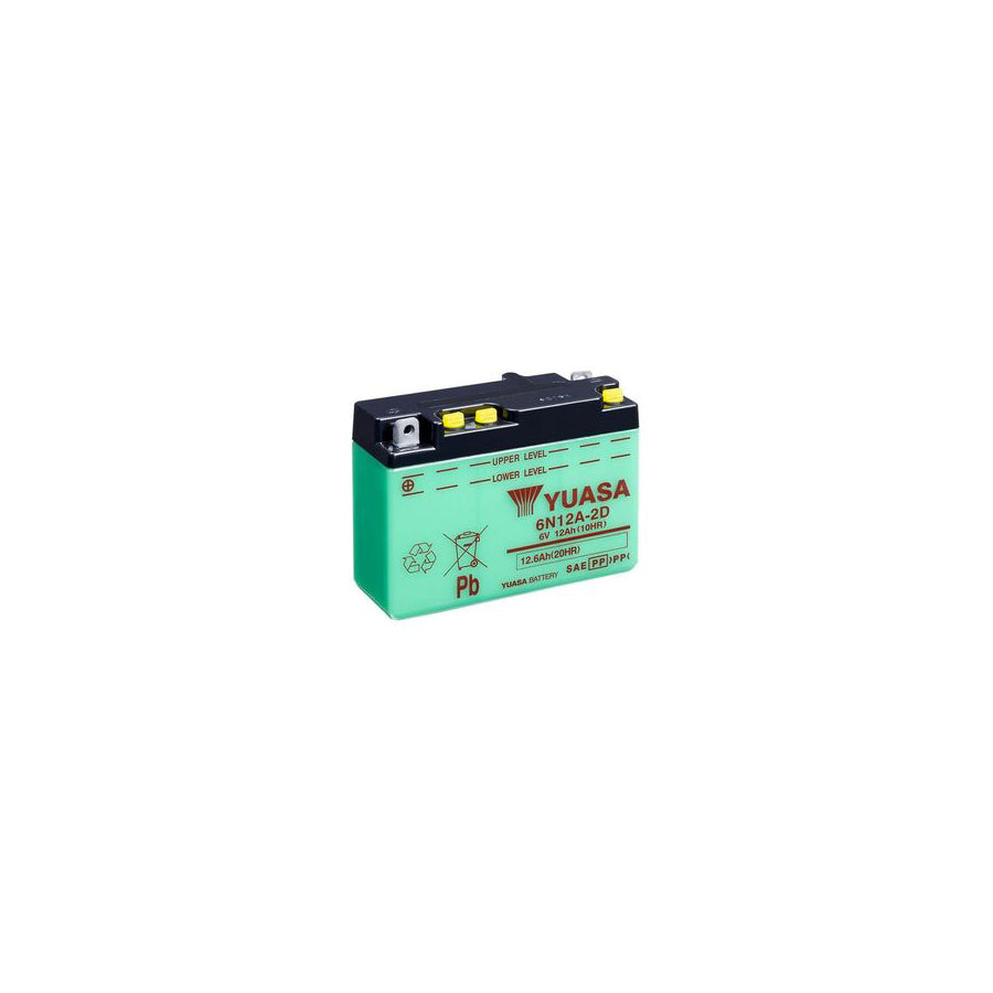 Yuasa 6N12A-2D Motorcycle Battery 6V 12.6Ah | ML Performance UK Car Parts