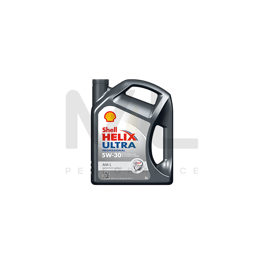 Shell Helix Ultra Professional AM-L Engine Oil - 5W-30 - 5Ltr Engine Oil ML Performance UK ML Car Parts