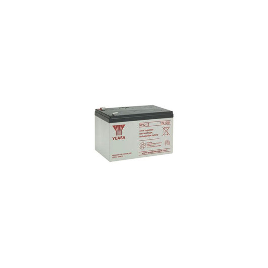 Yuasa NP12-12 Valve Regulated Lead Acid Battery 12V 12Ah | ML Performance UK Car Parts
