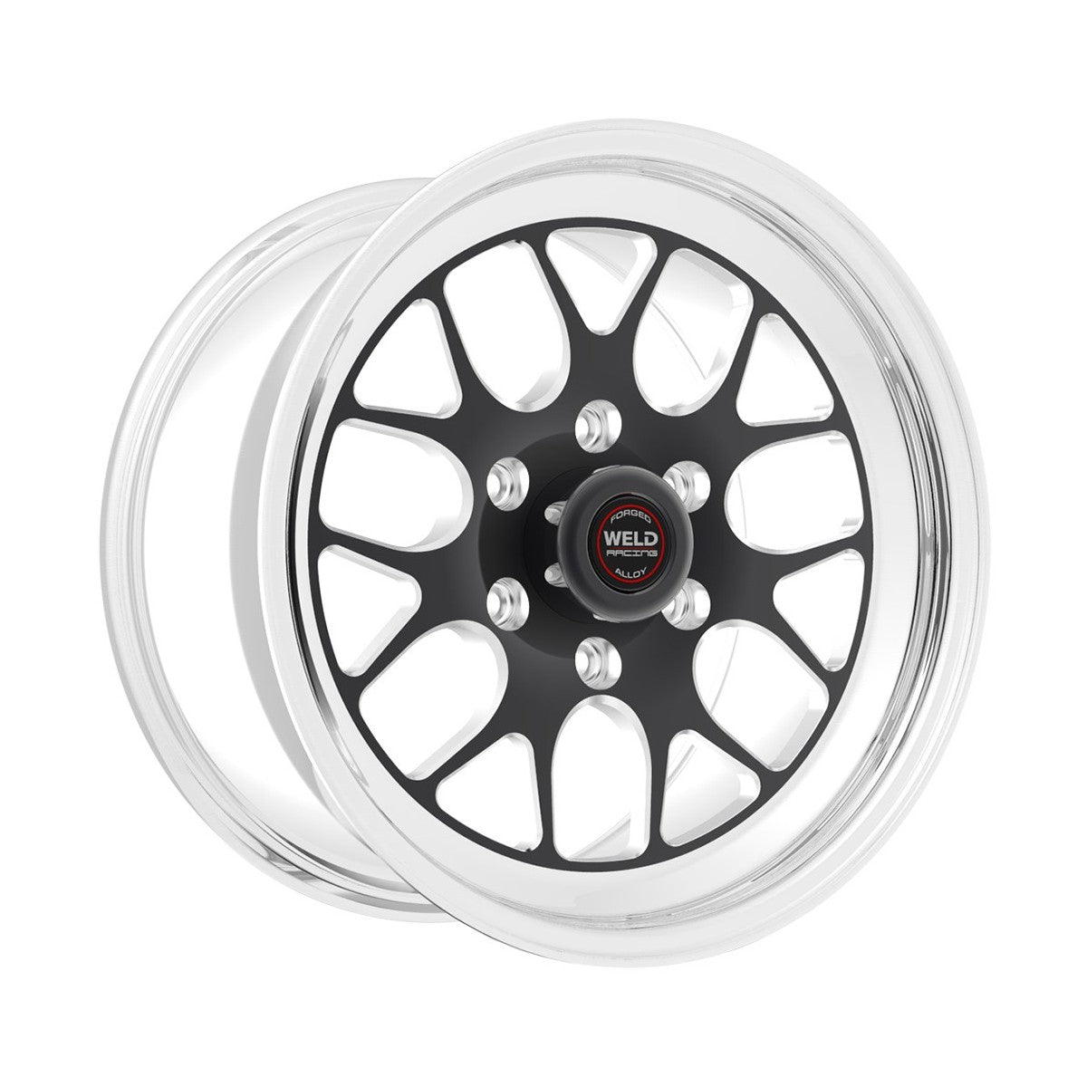 Weld 77LB7050E16A S77 Hd Wheel 17x5 6x5.5 ET-36 BS1.6 Black Center - Polished Shell