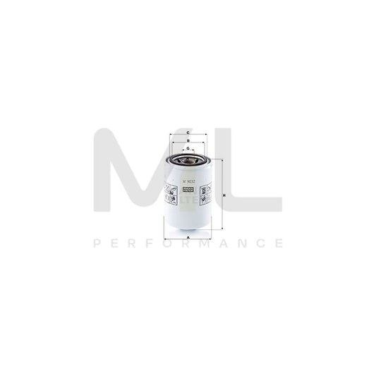 MANN-FILTER W 9032 Oil Filter Spin-on Filter | ML Performance Car Parts
