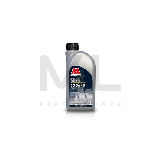 Millers Oils XF Premium C3 5W-40 Fully Synthetic Engine Oil 1l | Engine Oil | ML Car Parts UK | ML Performance