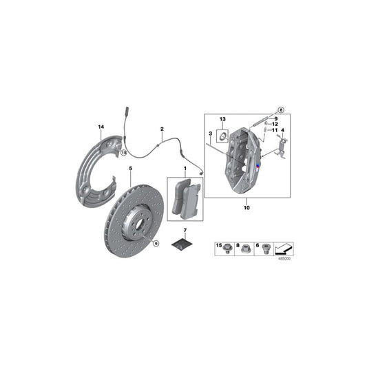 Genuine BMW 34118089527 F92 F90 F93 Stud M12X1.5-12.9 (Inc. M5 & M8) | ML Performance UK Car Parts
