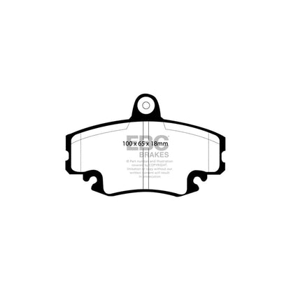 EBC PDKF543 Dacia Renault Ultimax Front Brake Pad & Plain Disc Kit - Bendix Caliper 2 | ML Performance UK Car Parts