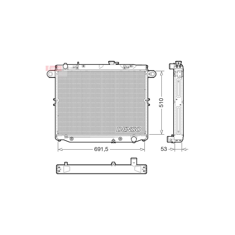 Denso DRM51015 Drm51015 Engine Radiator | ML Performance UK