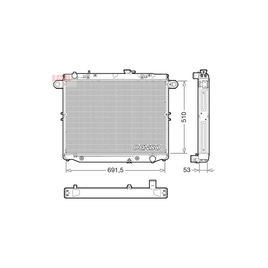 Denso DRM51015 Drm51015 Engine Radiator | ML Performance UK