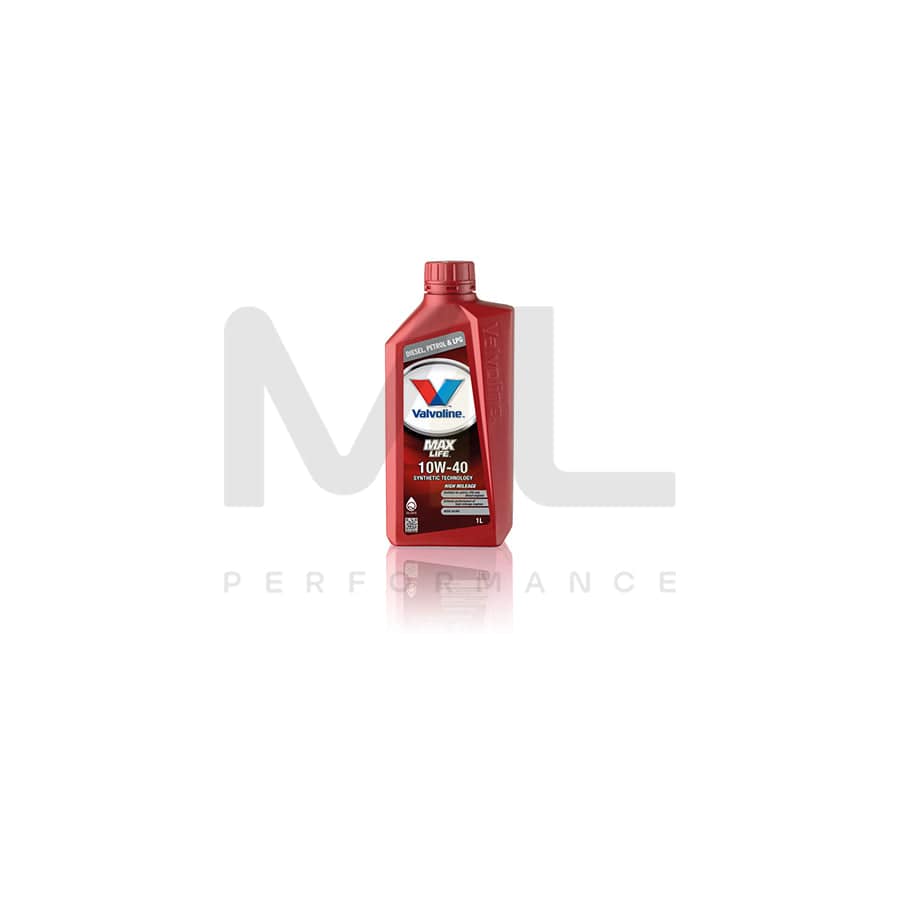 Valvoline MaxLife 10w-40 Engine Oil 1l | Engine Oil | ML Car Parts UK | ML Performance