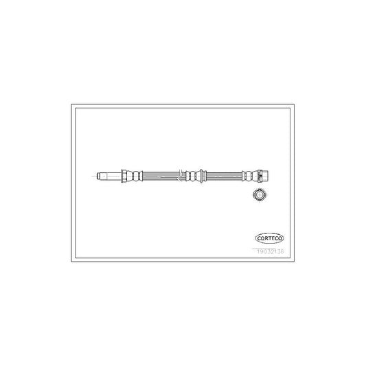 Corteco 19032136 Brake Hose For Bmw 3 Series | ML Performance UK