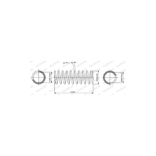 Monroe SP0735 Coil Spring