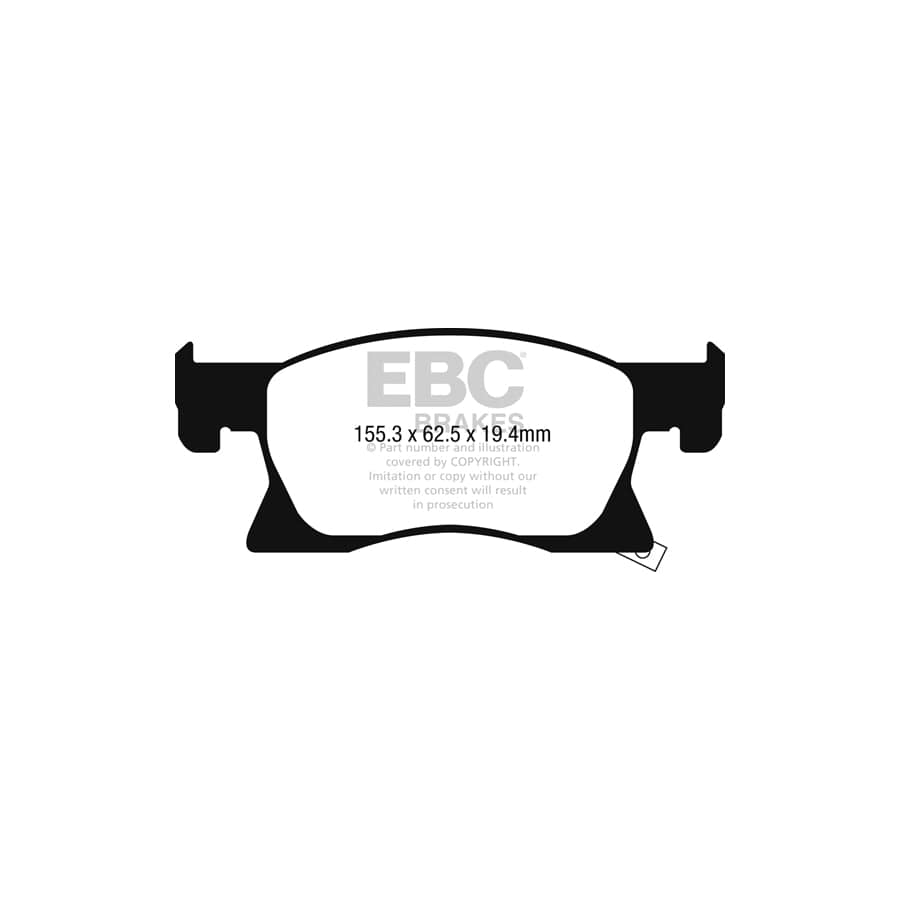 EBC PDKF2389 Opel Vauxhall Astra K Ultimax Front Brake Pad & Plain Disc Kit - TRW Caliper 2 | ML Performance UK Car Parts