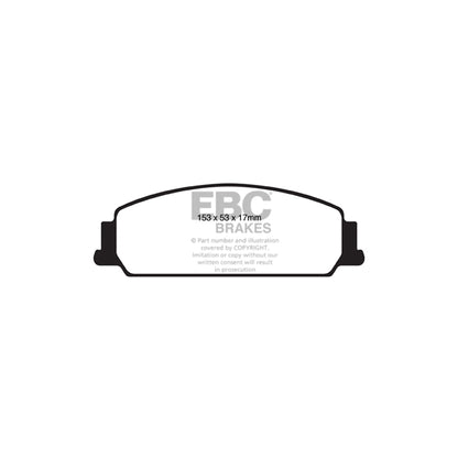 EBC DP41833R Bitter Chevrolet Holden Yellowstuff Front Brake Pads 2 | ML Performance UK Car Parts