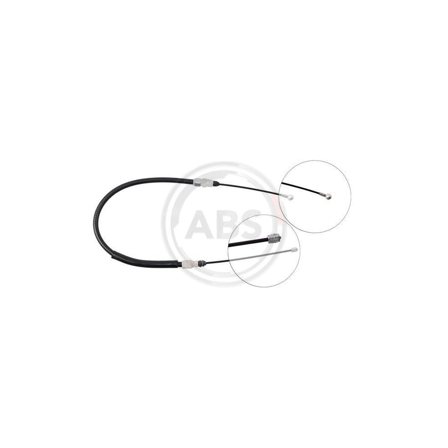 A.B.S. K19747 Hand Brake Cable For Peugeot 607 Saloon