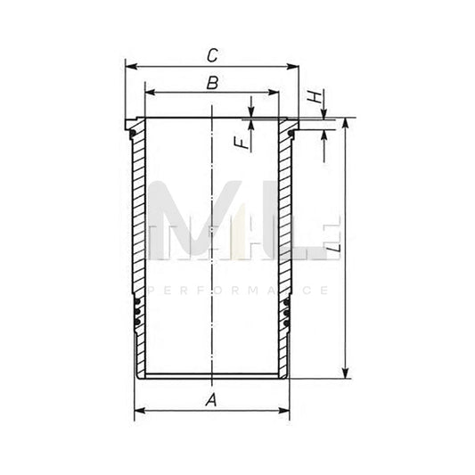 MAHLE ORIGINAL 595WN03 Cylinder Sleeve 110mm | ML Performance Car Parts