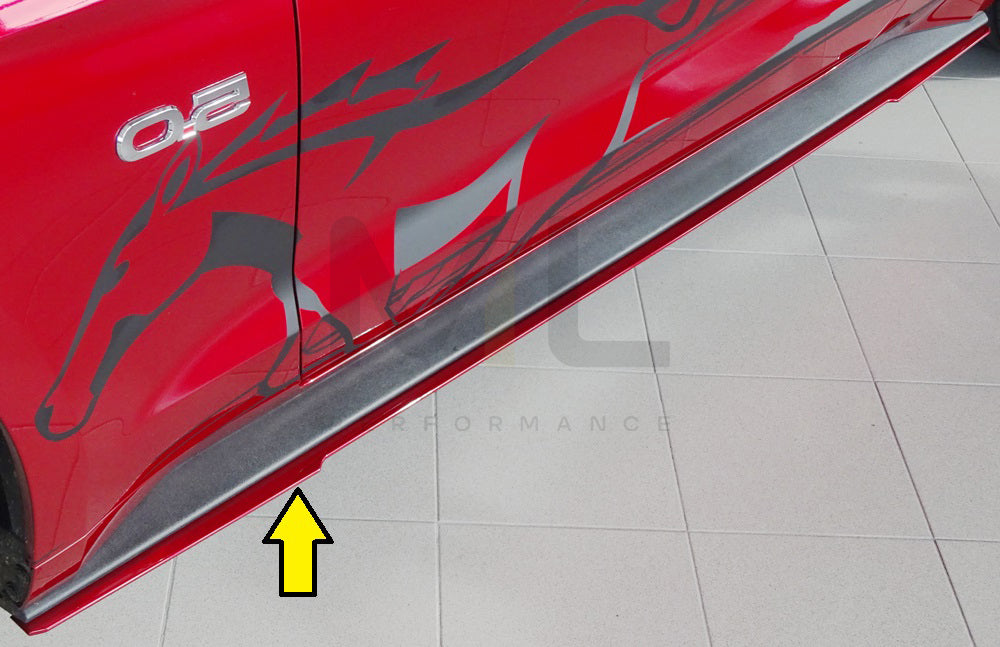 Rieger 00034251 Ford LAE Mustang 6 Side Skirt Splitter 3 | ML Performance UK Car Parts