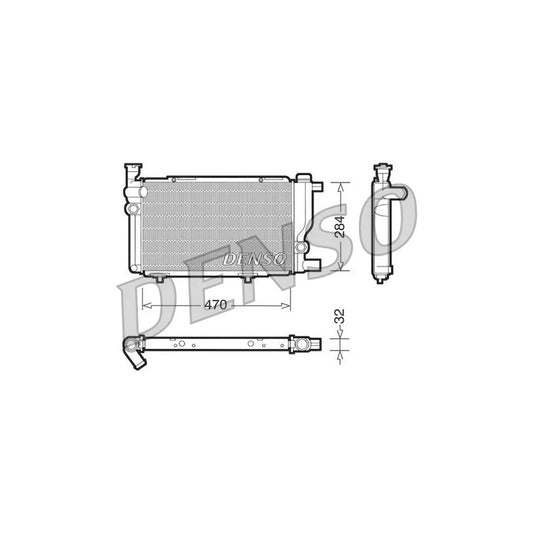 Denso DRM21013 Drm21013 Engine Radiator For Peugeot 205 | ML Performance UK