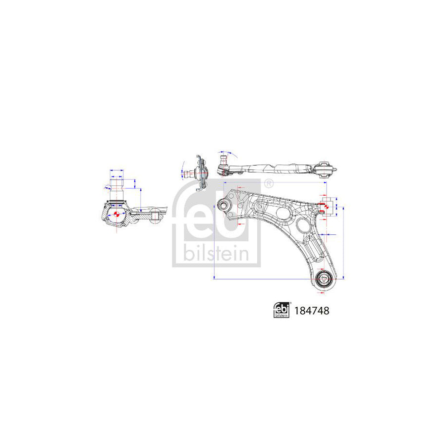 Febi Bilstein 184748 Suspension Arm