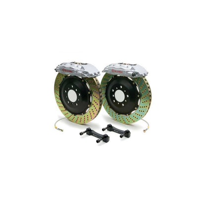 Brembo 1T1.9020A BMW Toyota Front GT 6-Pistons Drilled 2-piece Big Brake Kit 380x34mm (Inc. Z4, Supra)
