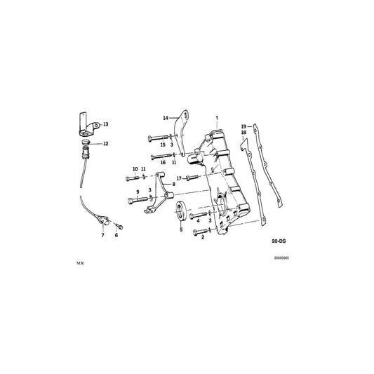 Genuine BMW 11141266134 E23 E28 E12 Supporting Arm (Inc. 635CSi, 728 & 525i) | ML Performance UK Car Parts