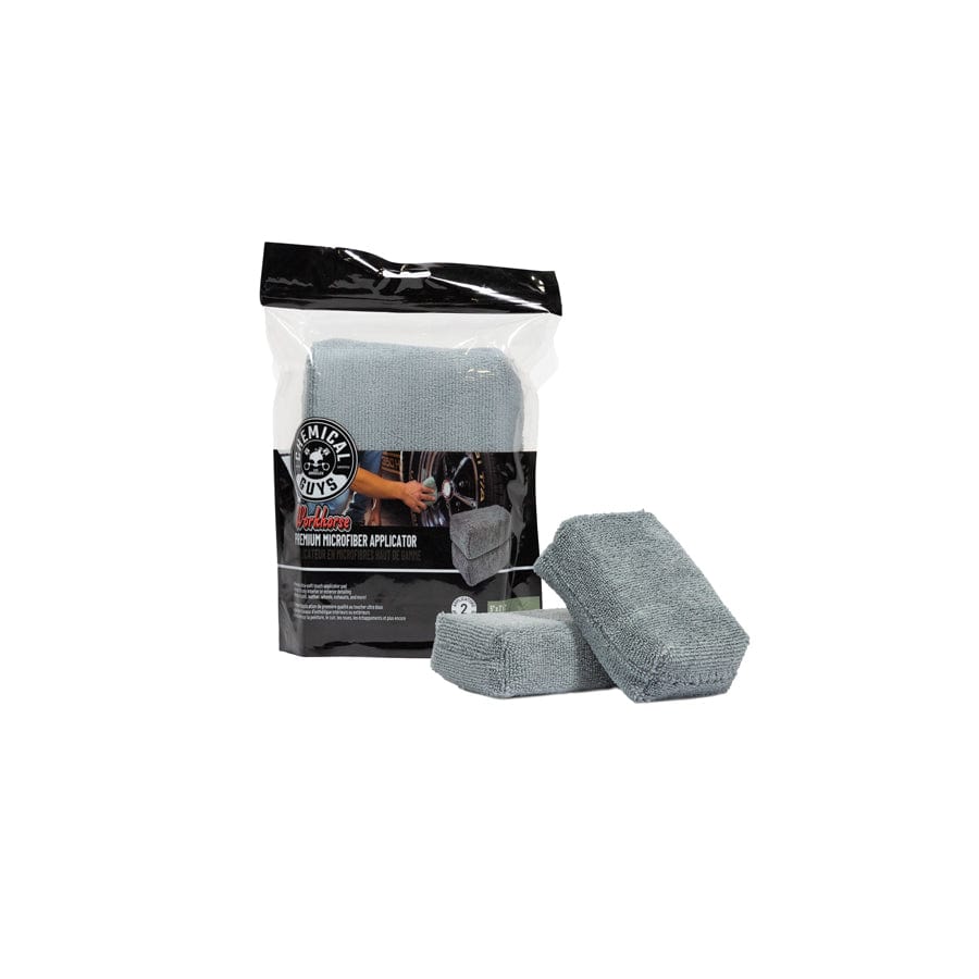 Chemical Guys Premium Grade Workhorse Microfiber Applicator Gray | ML Performance UK Car Parts