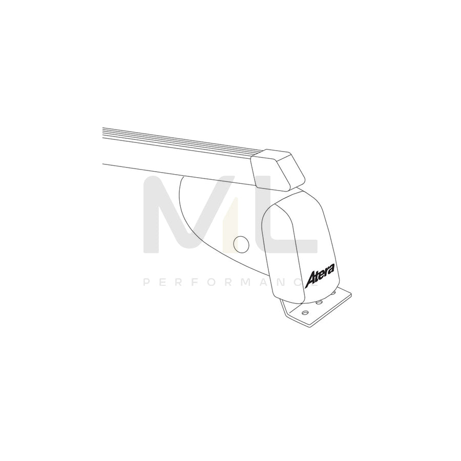 ATERA SIGNO 044149 Roof bars for cars without rails, 137 cm, 150 kg, Steel | ML Performance Car Parts