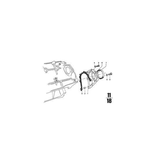 Genuine BMW 11141252897 E24 E32 E12 Shim 100X110X1,5 (Inc. 2800, 518i & 2002ti) | ML Performance UK Car Parts