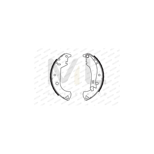 FERODO PREMIER FSB604 Brake Shoe Set with lever | ML Performance Car Parts