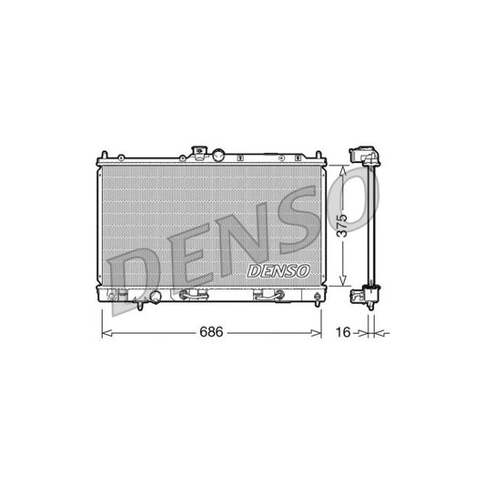 Denso DRM45024 Drm45024 Engine Radiator For Mitsubishi Lancer | ML Performance UK