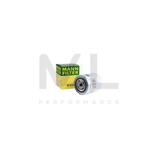 MANN-FILTER W 930/20 Oil Filter Spin-on Filter, with one anti-return valve | ML Performance Car Parts