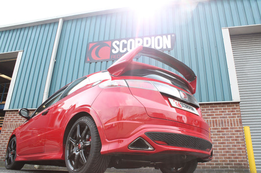 Scorpion SHD011 Honda Civic Type R FN2  Resonated Cat-Back System | ML Performance UK UK