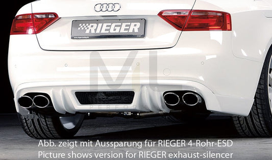 Rieger 00055410 Audi B8 B81 A5 Rear Diffuser 1 | ML Performance UK Car Parts