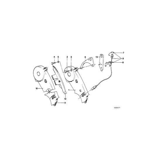 Genuine BMW 11141271862 E28 E12 E21 Covering Lower (Inc. 325ix, 520i & 520) | ML Performance UK Car Parts