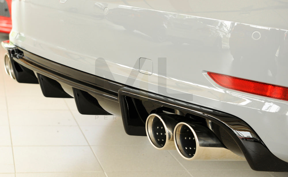Rieger 00088158 Audi 8V A3 Rear Diffuser 7 | ML Performance UK Car Parts