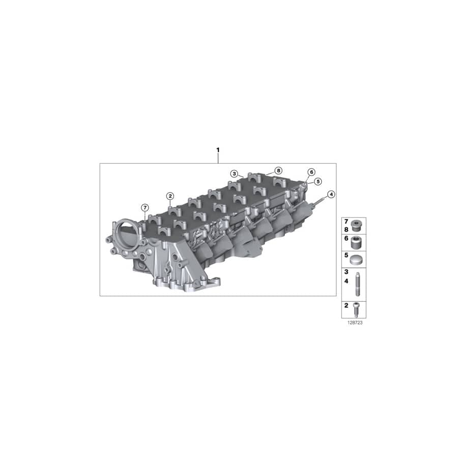 Genuine BMW 11127794920 E38 E53 E46 Cylinder Head (Inc. 530d, 730d & 330xd) | ML Performance UK Car Parts