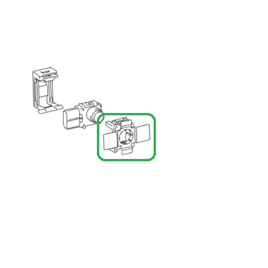 Genuine Lexus 89348-50020 LS Phase 4 2006-2012 Front Ultrasonic Outer Retainer