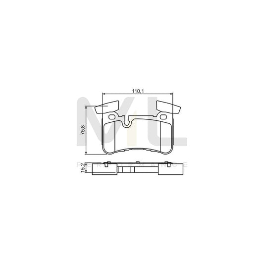 BOSCH 1 987 481 238 Brake Hose for FORD Escort Mk5 Estate (ANL) 445mm | ML Performance Car Parts