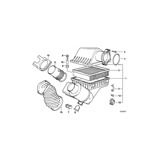 Genuine BMW 13711747012 E34 E32 Sealing (Inc. 740iL, 740i & 540i) | ML Performance UK Car Parts