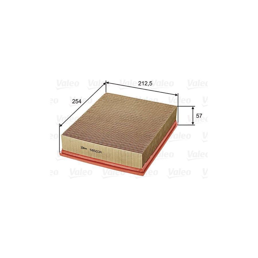 VALEO 585034 Air Filter | ML Performance UK Car Parts