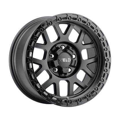 Weld W10478503625 Cinch W104 Wheel 17x8.5 5x100 ET38 BS6.25 Satin Black - Gloss Black