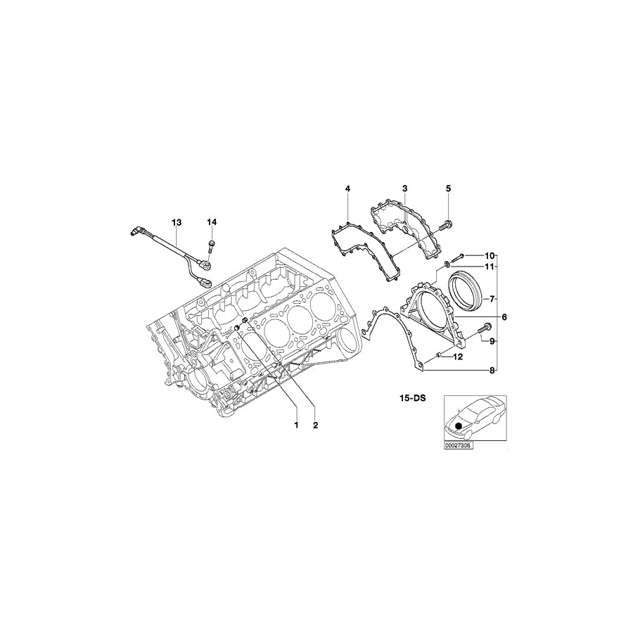 Genuine BMW 11141406230 E39 E52 Cover (Inc. M5 & Z8) | ML Performance UK Car Parts