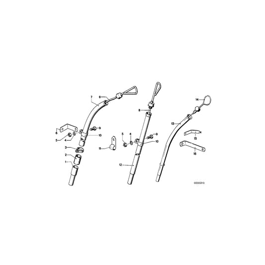 Genuine BMW 11431256703 E12 Guide Tube Upper Part ROHR 12X1 L=196 (Inc. 520) | ML Performance UK Car Parts