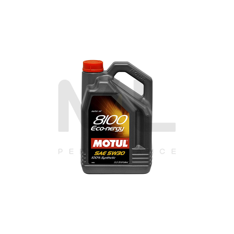 Motul 8100 Eco-nergy 5w-30 Fully Synthetic Car Engine Oil 5l | Engine Oil | ML Car Parts UK | ML Performance