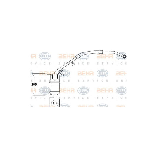 Hella 8FT 351 198-151 Dryer, Air Conditioning
