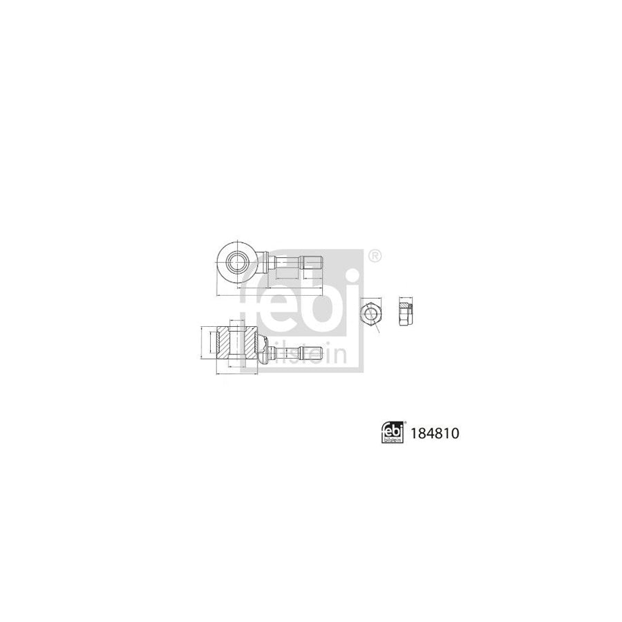 Febi Bilstein 184810 Anti Roll Bar Link