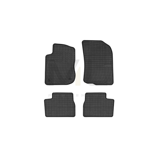 FROGUM Tailored 0640 Floor mat set Elastomer, Front and Rear, Quantity: 4, Black | ML Performance Car Parts